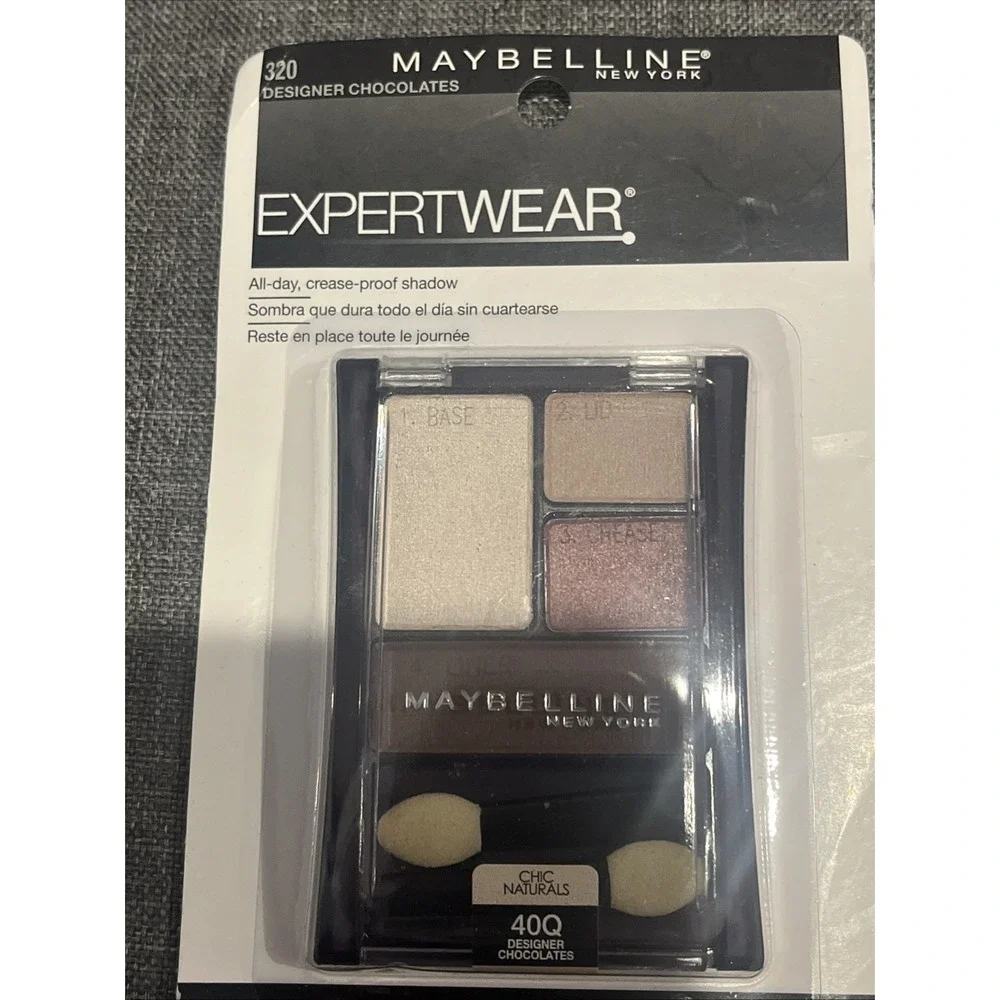 NEW MAYBELLINE Expertwear Eye Shadow 320  40 QColors Chic Naturals Chocolates